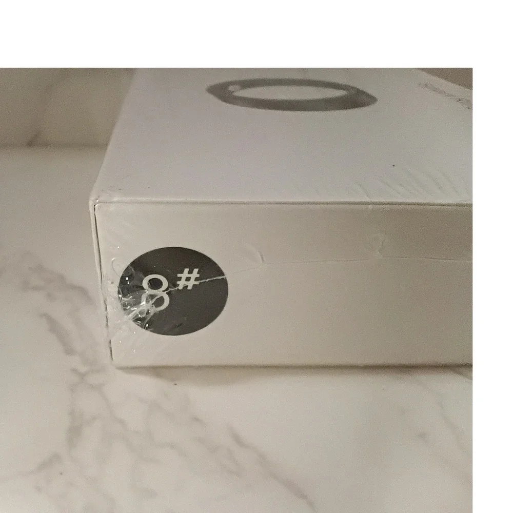 JRing Wearables Smart Ring Fitness & Health Tracker - Matte Black - Size 8 - NWT